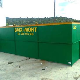 Contenidors Baix-Mont contenedor de escombros 