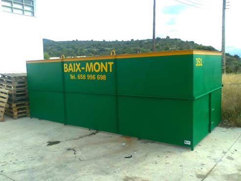 Contenidors Baix-Mont contenedor de escombros 